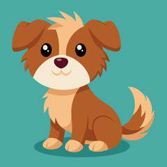 puppy dog pet cartoon vector design