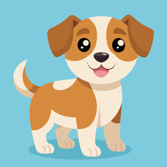 puppy dog pet cartoon vector design