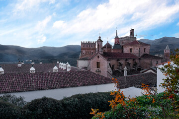 The Royal Monastery of Santa Maria of Guadalupe in Guadalupe, in Extremadura, Spain.