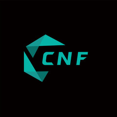 CNF creative minimalist letter logo. CNF unique vector initials alphabet letter logo design