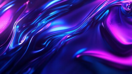 Fototapeta premium glowing digital light streaks in blue and purple, futuristic and dynamic, high detail, sleek and vibrant, abstract design