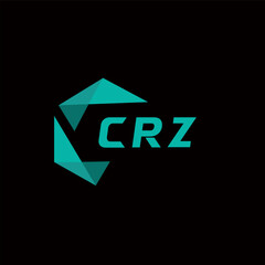 CRZ creative minimalist letter logo. CRZ unique vector initials alphabet letter logo design