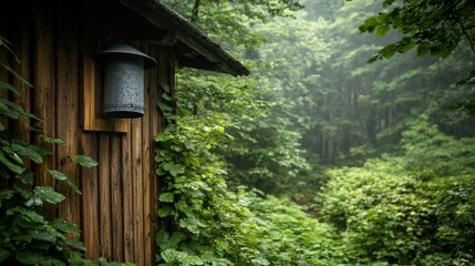 Modern House Exterior Highlighted by Sleek Gutters and Wooden Accents