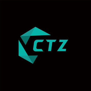 CTZ creative minimalist letter logo. CTZ unique vector initials alphabet letter logo design