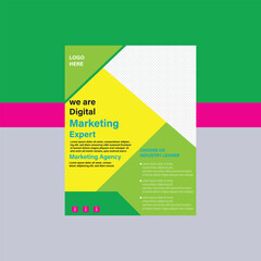 Blue and white smart business brochure