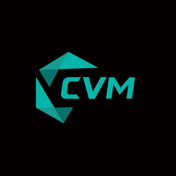 CVM creative minimalist letter logo. CVM unique vector initials alphabet letter logo design