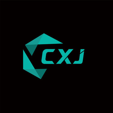 CXJ creative minimalist letter logo. CXJ unique vector initials alphabet letter logo design