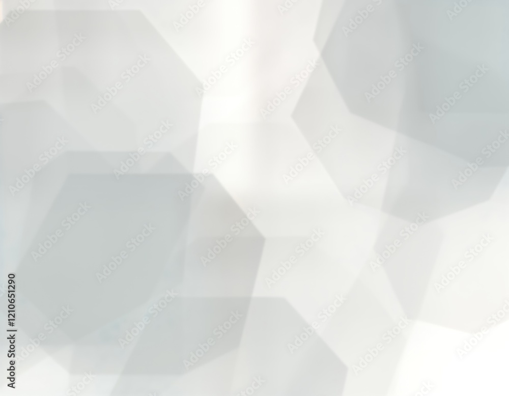 Poster abstract geometric pattern with hexagons, cubes. gray, white shapes create modern tech design. futur