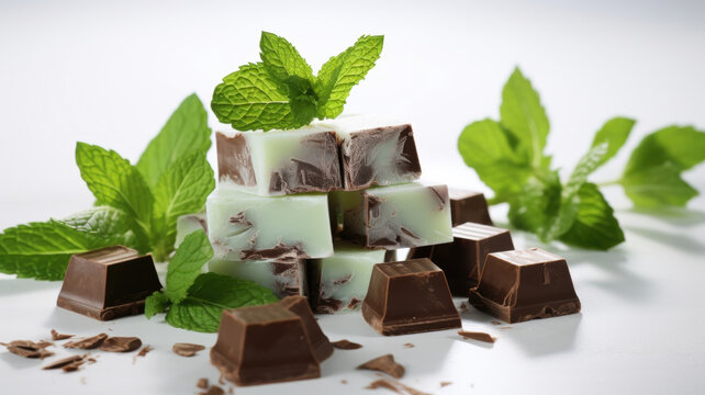 Minty Chocolate Sculpture