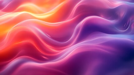 Obraz premium Abstract Colorful Waves Flowing Seamlessly