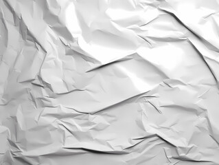 texture of thick crumpled white paper