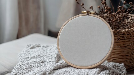 Embroidery Hoop Mockups For Your Design
