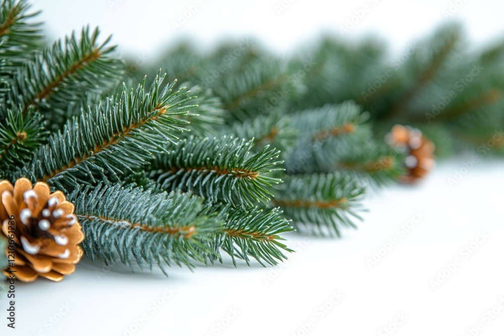Aufkleber a close-up view of pine cones on a pine tree trunk, ideal for using in nature-themed designs and pro