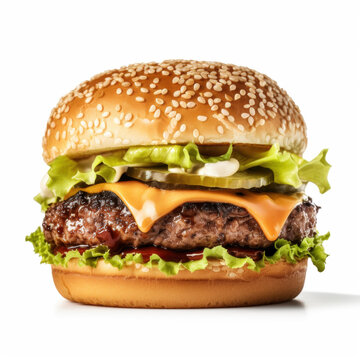 Burger with Seeds and Sauce