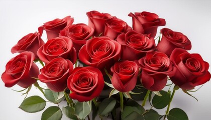 Fototapeta premium bouquet of red roses