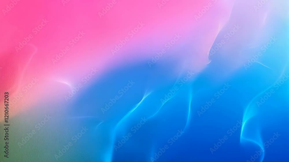 Poster dynamic gradient shifts: smooth transitions of vibrant colors and abstract waves