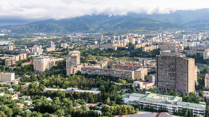 View of Tbilisi City from the Chronicle of Georgia