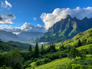 Naklejka premium Landscapes and natural scenery