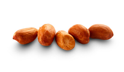 Pile of fresh dried peanuts