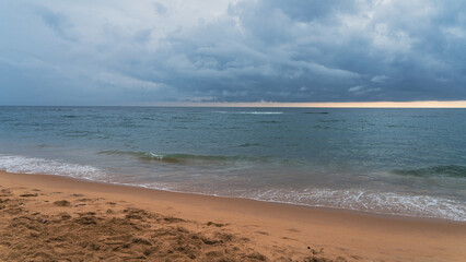 Beautiful Sandy Beach in Sri Lanka