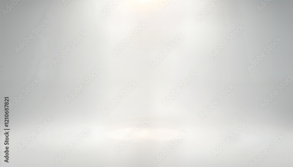 Poster empty white studio background ideal for product display. clean simple design with spotlight. modern 