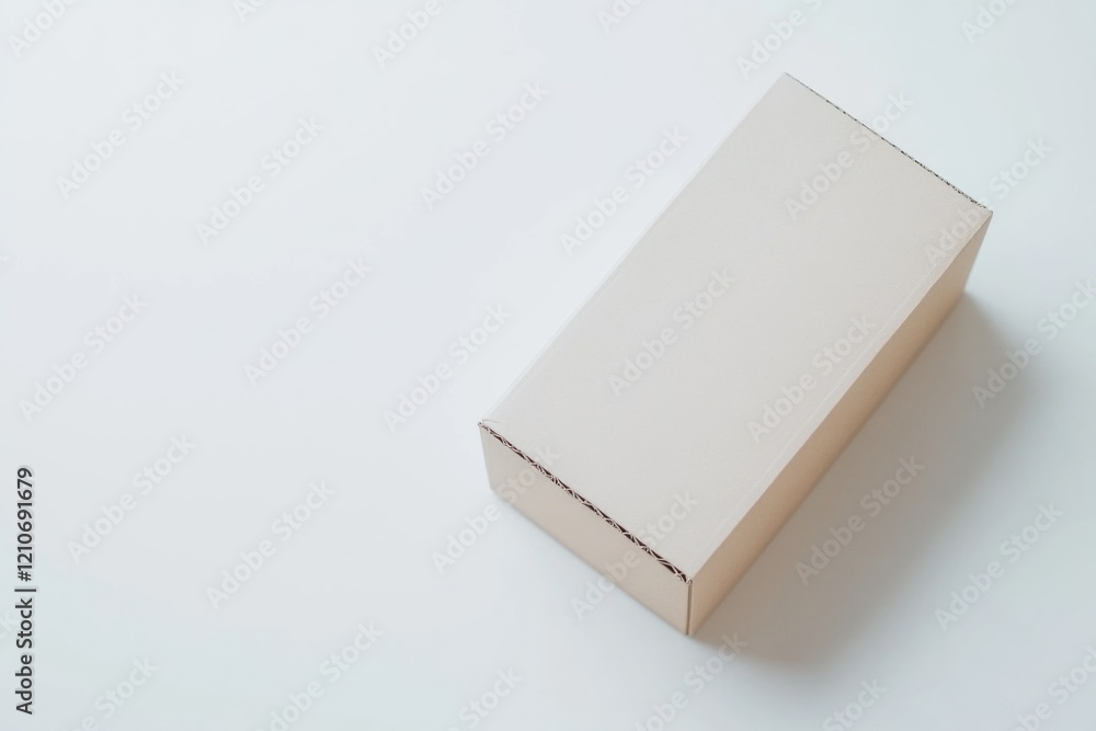 Poster a box sits on a desk or table, perfect for storing small items