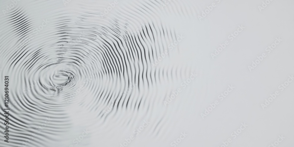 Aufkleber a close-up view of a circular pattern in shades of gray
