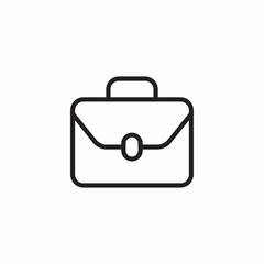 briefcase bag icon sign vector