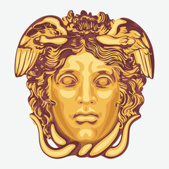 Medusa Vector Design – Bold Mythological Art in JPG, PDF, EPS and SVG Formats