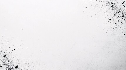 Obraz premium Abstract white background with black debris