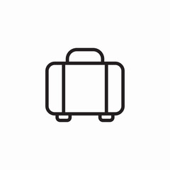suitcase luggage icon sign vector