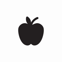 whole apple icon sign vector