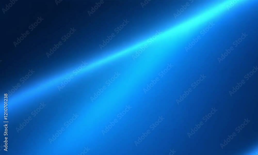 Poster abstract blue light background with smooth motion and glowing rays