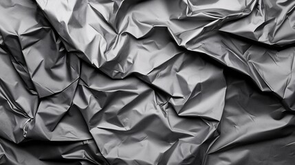 Crumpled Black Paper Texture