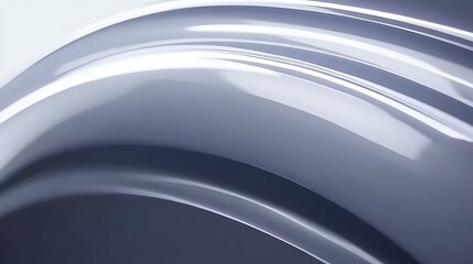 Abstract Gray and White Curving Lines Design