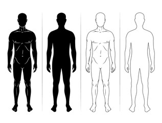silhouette of a man