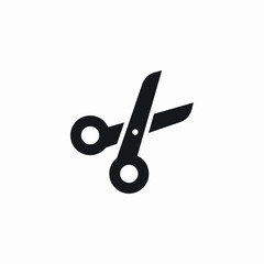 open scissors icon sign vector