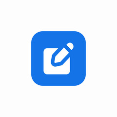 page writing icon sign vector