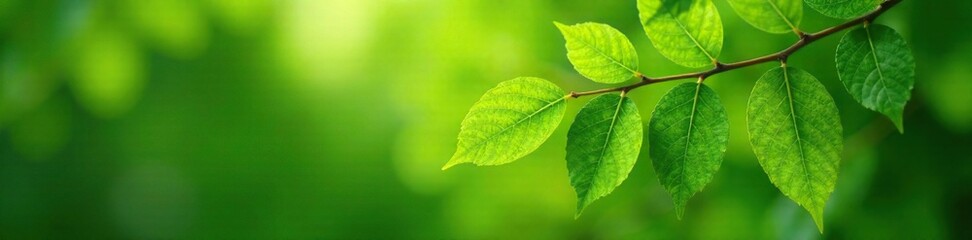 Fototapeta premium Densely packed neem leaves on a branch in natural light, leaves, plant details