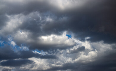 storm clouds in the sky