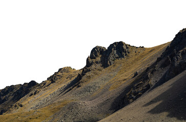 mountain landscape isolated on transparent background