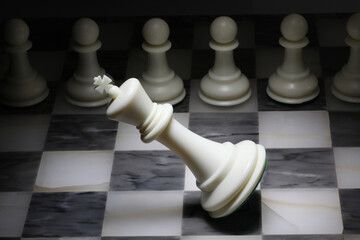 chess board game business concept