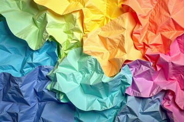 Crumpled paper texture with scattered creases and folds, fold, torn