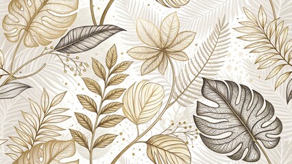 seamless pattern with feathers
