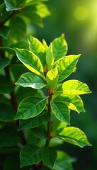 Clusters of variegated pittosporum leaves in full sun, greenery, landscape elements, botanicals