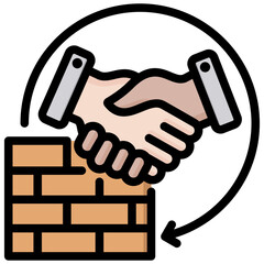 Restrain Of Trade Outline Color Icon