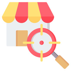 Market Concentration Flat Icon