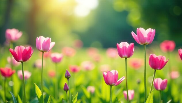 Blumenwiese mit einem wundersch?nen Alpakafloh, alpaka, Sommer