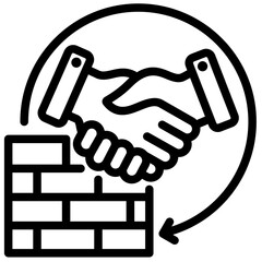 Restrain Of Trade Outline Icon