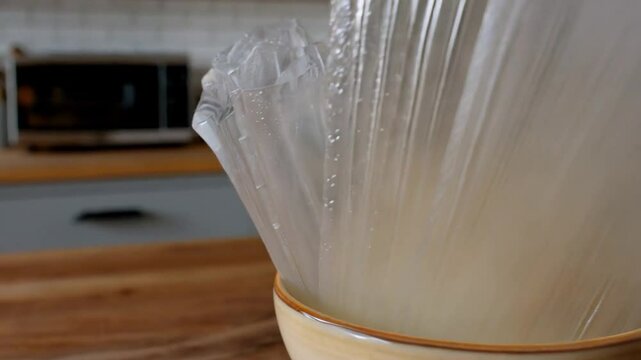 Brewing Delicate Tea in a Minimalist Kitchen With Unique Tea-Making Equipment
